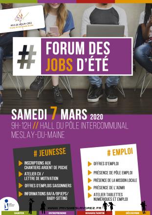 Forum des jobs d'été Forum des jobs d'été