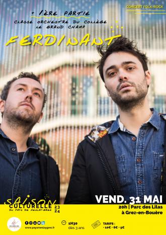 CONCERT "Ferdinant" - VENDREDI 31 MAI