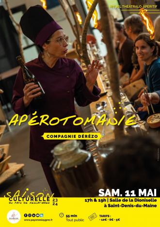 RITUEL THÉÂTRALO-APÉRITIF "Apérotomanie" - SAMEDI 11 Mai