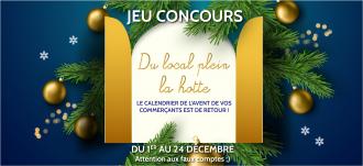 Le calendrier de l'avent des commerçants - Gagnez 24 lots !