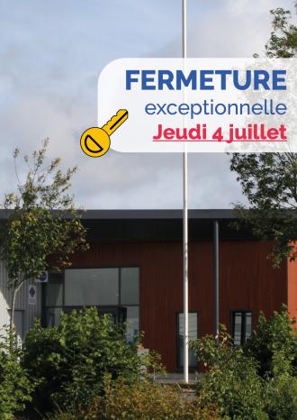 Fermeture exceptionnelle - Service des Eaux