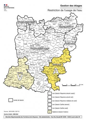 Mesures de restriction ou d’interdiction des usages de l’eau
