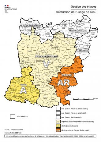 Mesures de restriction ou d’interdiction des usages de l’eau