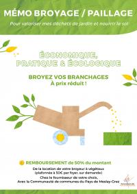 Broyage/paillage : une aide pour réduire vos déchets au jardin