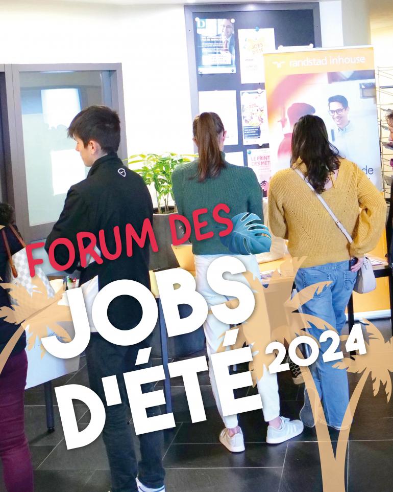 15-25 ans, vous recherchez un job d'été ? Participez au Forum du 23 février !