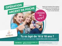Chantiers Argent de Poche : les inscriptions ont débuté !