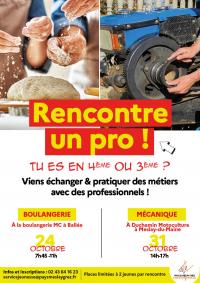 Rencontre un pro ! pour les 14-16 ans