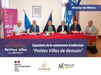 Meslay-du-Maine - "Petites villes de demain" : signature de la convention d'adhésion