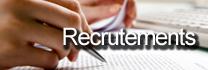 Recrutements